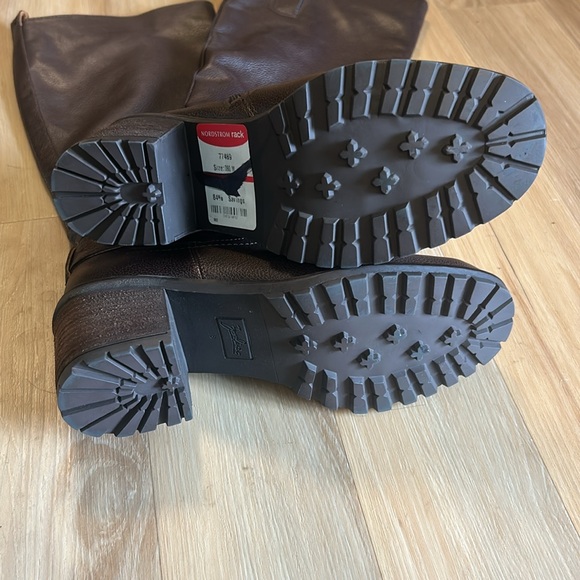 NEW Zodiac Womens Georgia brown Riding Knee-High Boots SIZE 8 - Picture 2 of 6